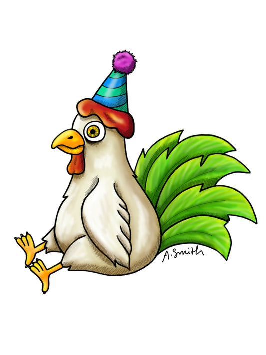 Party Fowl Sticker